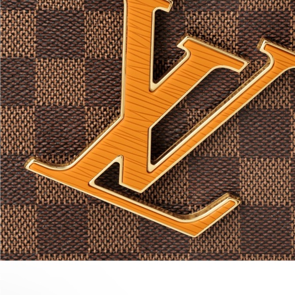 LOUIS VUITTON 
Riverside Damier
Ebene Shoulder Bag Like New  with box dust bag - Picture 14 of 16